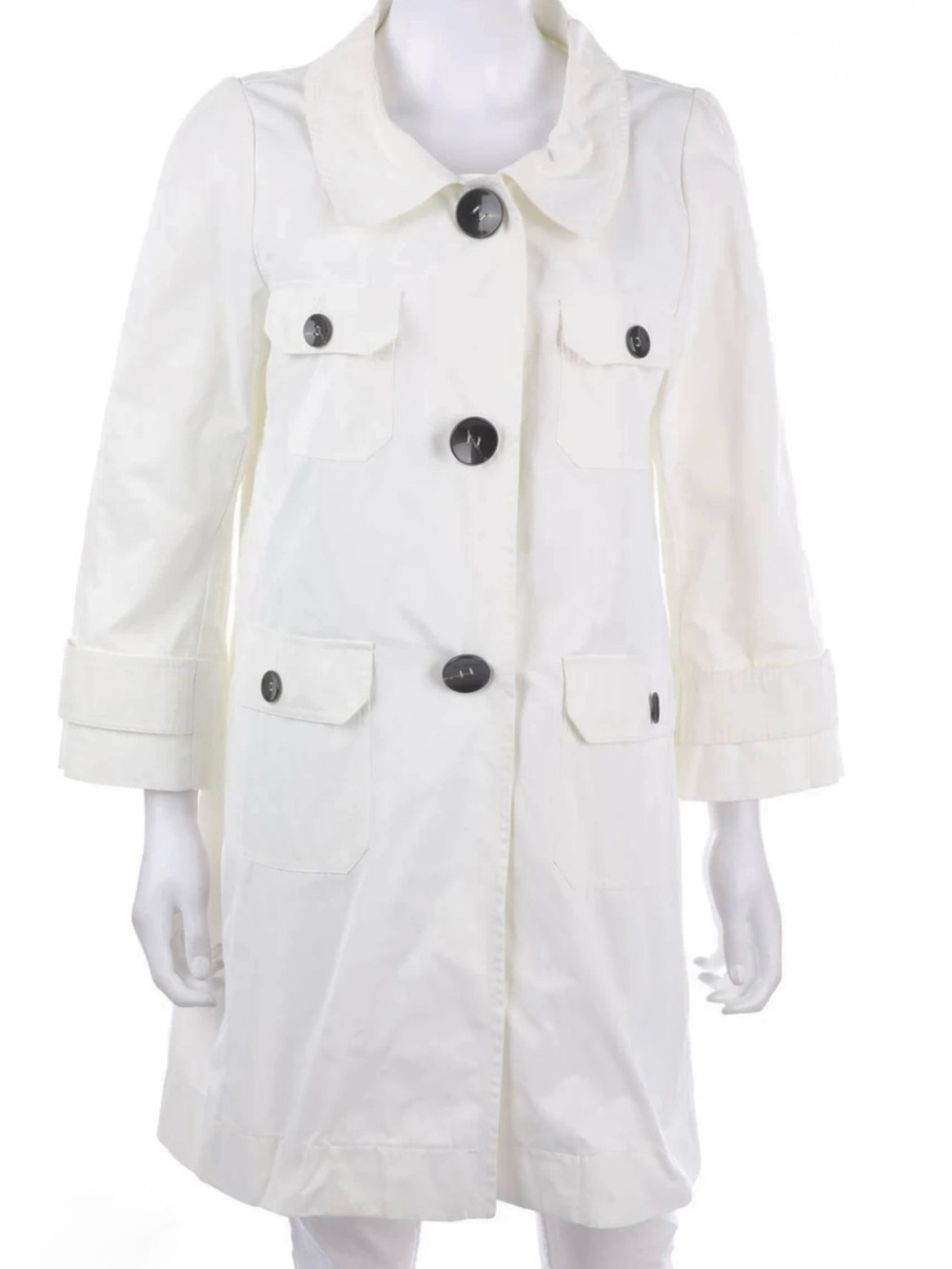 Gerard Darel Button-Front Trench Coat